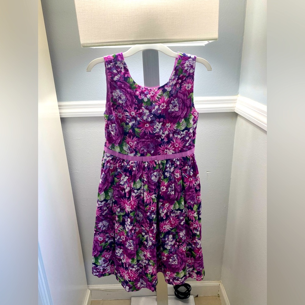 Flower teen dress